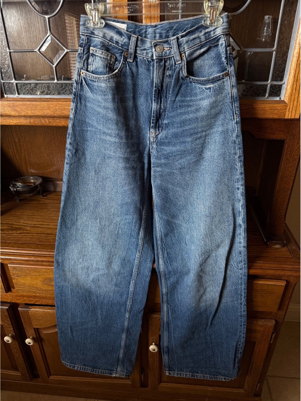 Zara Wide Leg Jeans Sz 2/EUR34